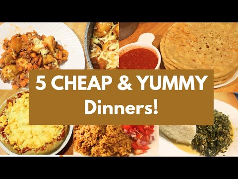 5 Delicious Budget-Friendly Dinners | Easy & Affordable Meal Ideas