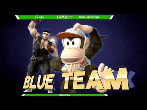 Z+JK vs Lycan+Brosinex - Wii U Grand Finals Doubles S4M