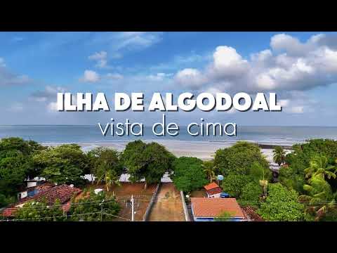 Ilha de Algodoal no Pará - Vista de Cima.