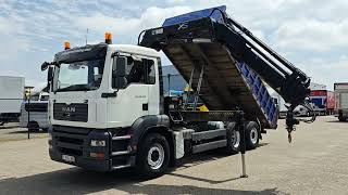 MAN TGA 26.320 6x2/4 Day Cab Euro5 - Tipper 5.6m + Hydraulic Side Bo dump truck | Image 4 - Autoline