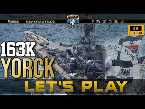 Replay - YORCK [T7 CA] - So spielt Ihr deutsche Kreuzer richtig  - World of Warships [Deutsch]
