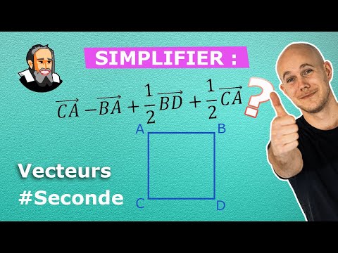 Simplify a sum of vectors with a parallelogram - Corrected exercise - Year 10