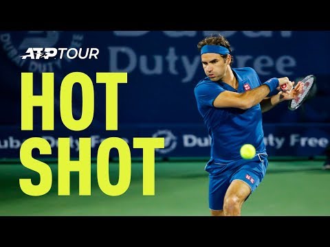 Hot Shot: Federer's Sweet Forehand At Dubai 2019