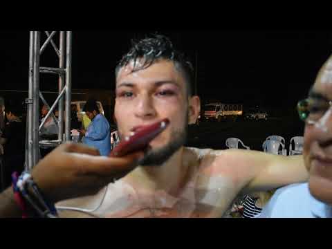 Ernesto Irías habla después de su fulminante nocaut sobre Cristian Narváez