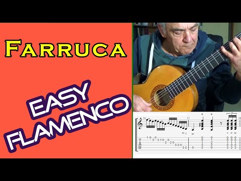 Farruca. Flamenco Guitar - easy solo with tab