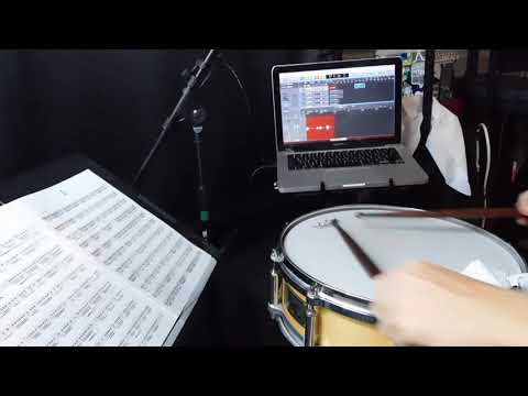 Mitchell Peters Intermediate Snare Drum Studies Etude 3 80bpm