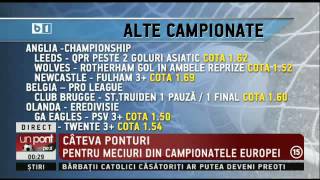 UPZ 10.03.17: Pariem pe profit » 16 ponturi din weekend pe alte campionate
