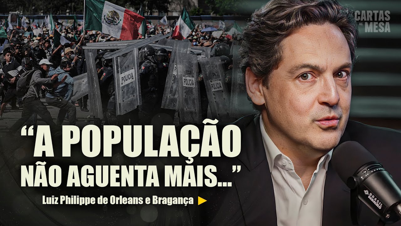 Marcha contra o governo toma as ruas no México