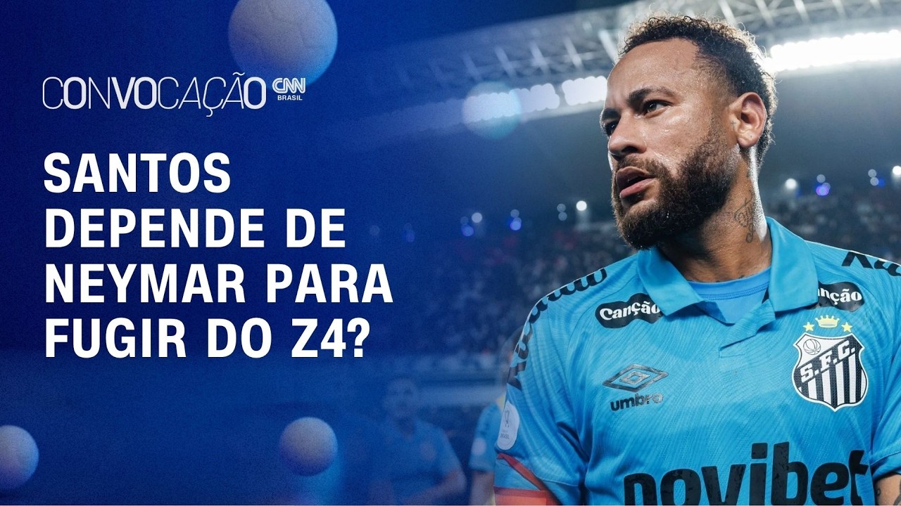 Neymar pode salvar o Santos do rebaixamento no Brasileirão? | Convocação CNN