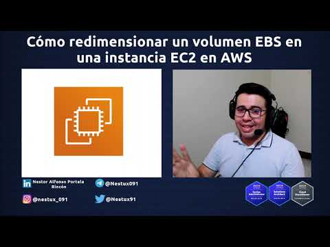 Cómo redimensionar un volumen EBS en una instancia EC2 | Vídeo 22 #AWS #EC2