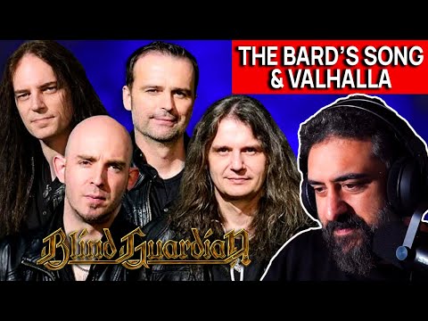 FIRST Time EVER Arab Man Reacts to BLIND GUARDIAN - THE BARD'S SONG & VALHALA (Live Wacken)