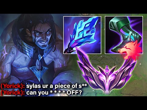 Sylas but it's a Master Tier Support Build and I still do a f*** ton of damage