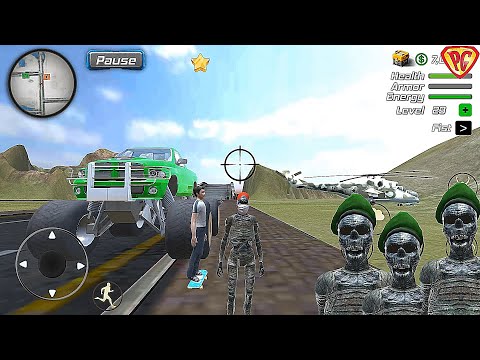 Rope Mummy Crime Simulator: Vegas Hero #43 New Update - Monster Truck