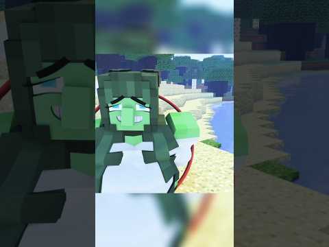 BBN PLAYZ - Fat zombie girl makes trouble #minecraft #viral #shorts