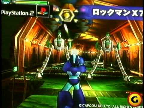 Mega Man X7 Beta - Playable X in Intro Stage