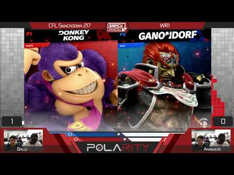 CFL Smackdown Ultimate 217 - Balls (Donkey Kong) vs Anakulos (Snake, Ganon) - WR1