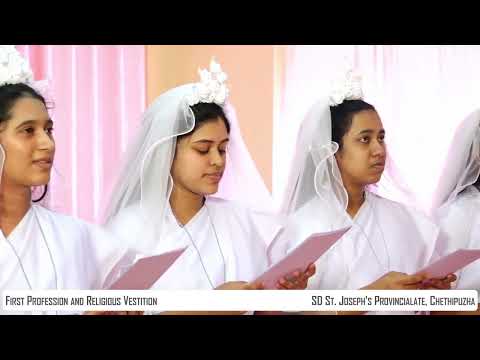 FIRST PROFESSION OF RELIGIOUS VOWS & RELIGIOUS VESTITION OF DR.SR.JENNIFER JACOB, SD - 29TH JAN.2022 thumbnail
