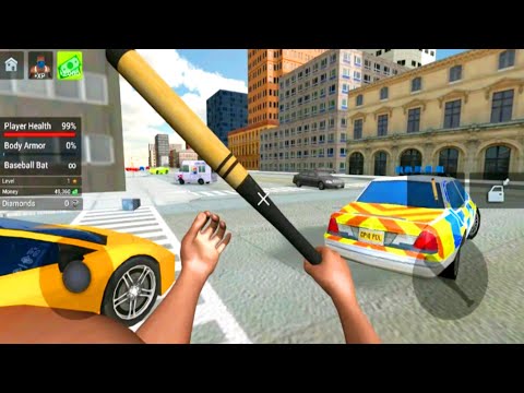 Gangster Crime Simulator | City Criminal Villain Texi Driving Simulator - Android Gameplay