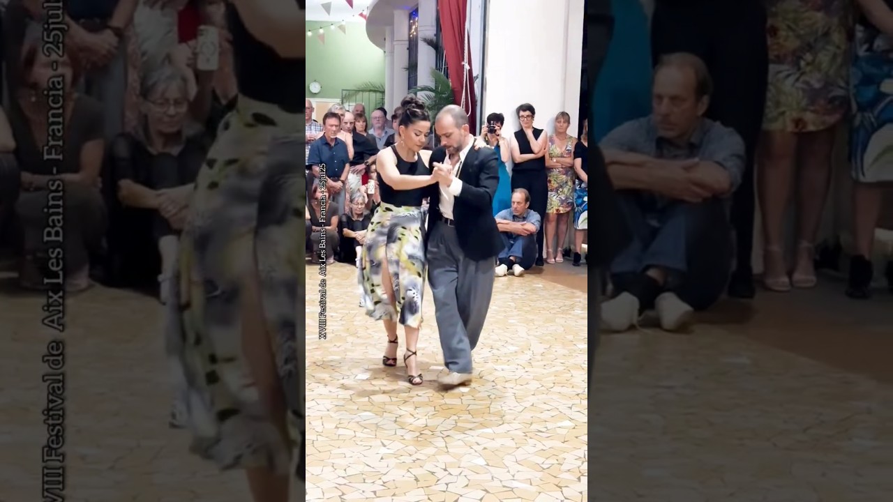 Video thumbnail for Erika Lopez y Jose Halfon. Me quedé mirandola (Tango Bardo) Aix les Bains Francia 25jul25