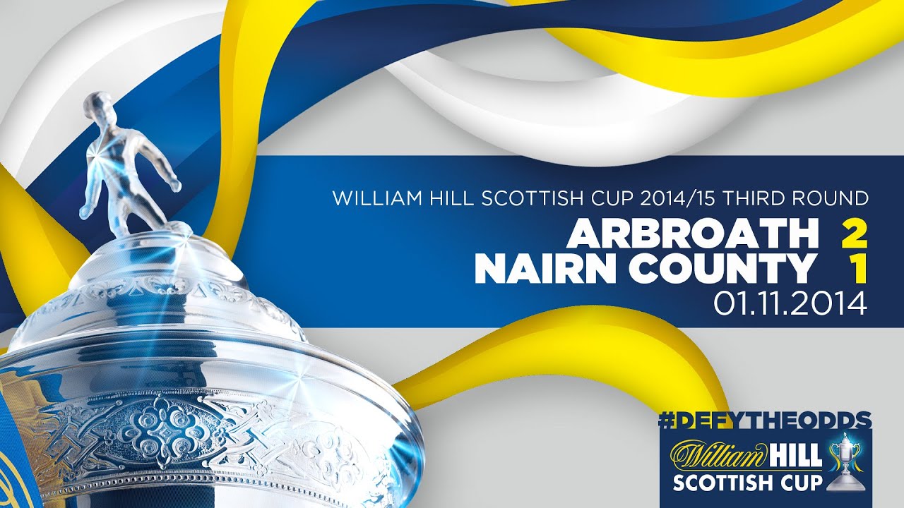 Arbroath 2- 1 Nairn County // William Hill Scottish Cup 2014-15 Third Round