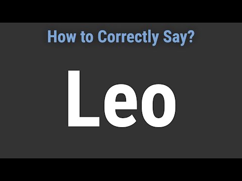 How to Pronounce Name Leo (Correctly!)