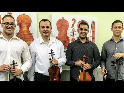 HINO CCB 129 SALVO ESTOU POR JESUS - QUARTETO CORDAS