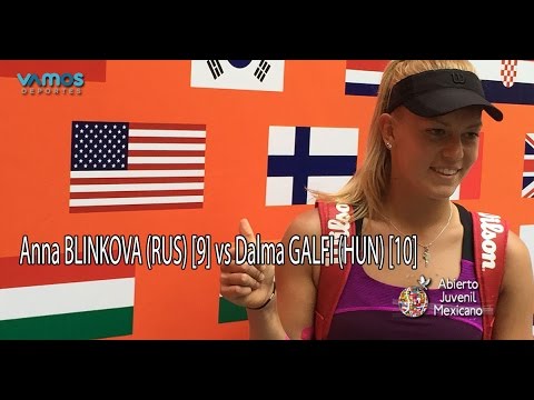 Anna BLINKOVA (RUS) [9] vs Dalma GALFI (HUN) [10]