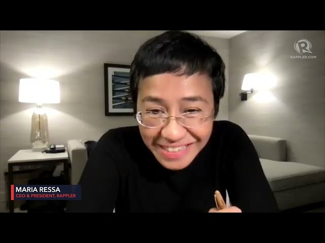 [WATCH] Maria Ressa: Exile is not an option