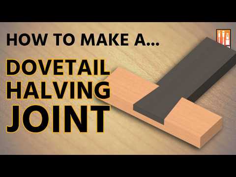 How To Make a Dovetail Halving Joint