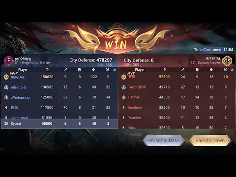 Guild War 8 March 2023 Session 8 - S1 sanctuary vs S7 IMPERIAL - Dynasty Legends 2