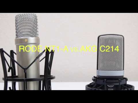 Mic Comparison RODE NT1-A vs. AKG C214