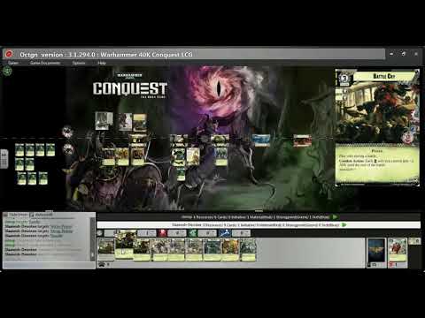 40k Conquest on OCTGN - Zogwort vs Grigory Maksim