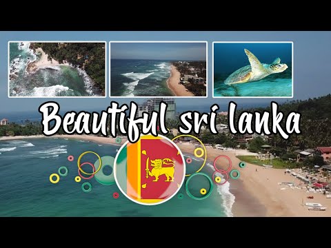 Beautiful Unawatuna Beach of Sri Lanka