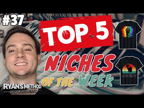 TOP 5 NICHES 🔥 Print on Demand Niche Research #37 — (1/24/2021)