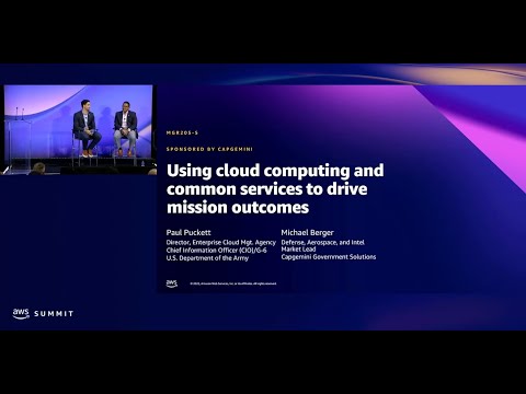AWS Summit DC 2022 - Cloud computing to drive mission (sponsored by Capgemini)