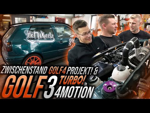 Zwischenstand beim Golf 4 24v Turbo & was ist mit Thies seinem Golf 3 turbo 4 motion los!