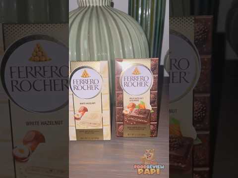 Ferrero Rocher's NEW Chocolate Bars Review 🍫😍 #shorts #fyp #ferrerorocher #chocolate #foodreview