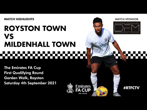 CROWS DUMPED OUT OF FA CUP - ROYSTON TOWN vs MILDENHALL TOWN - HIGHLIGHTS