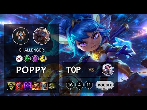 Poppy Top vs Fiora - KR Challenger Patch 10.4