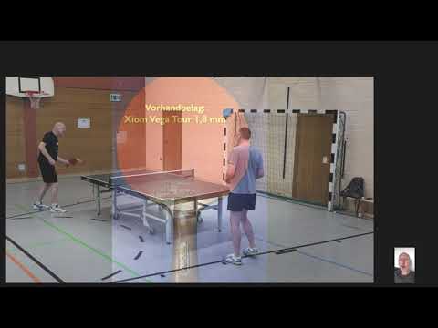 Test Tischtennisholz  " Turbo 82 "  von Re-Impact