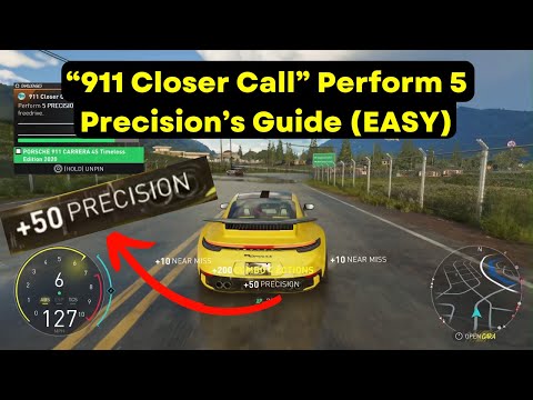 The Crew Motorfest: "911 Closer Call"- Get 5 Precision Above 62MPH Challenge Guide (EASY)