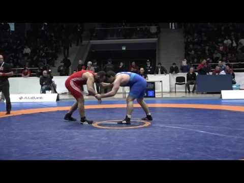 AzÇ-2017: Ramil Usubov - Asxab Həmzətov / 97 kq, bürünc medal görüşü