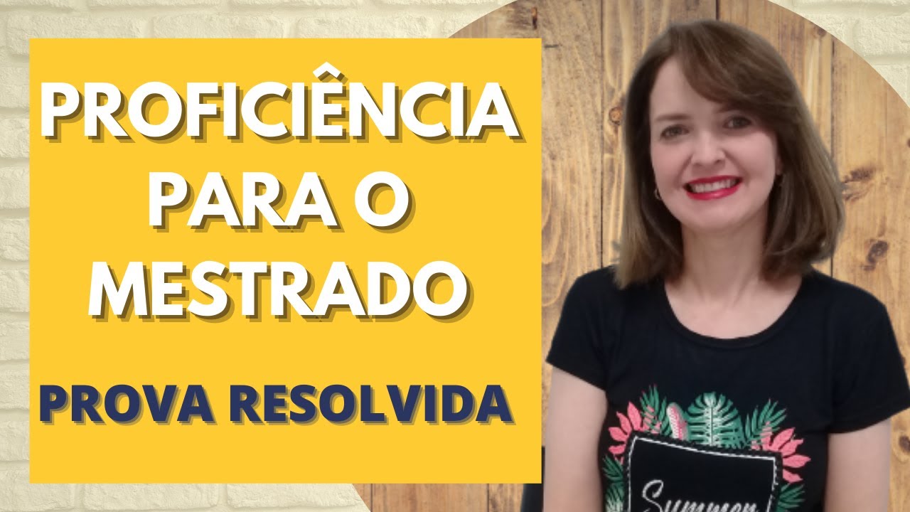 COMO PASSAR NA  PROVA DE PROFICIÊNCIA EM INGLÊS