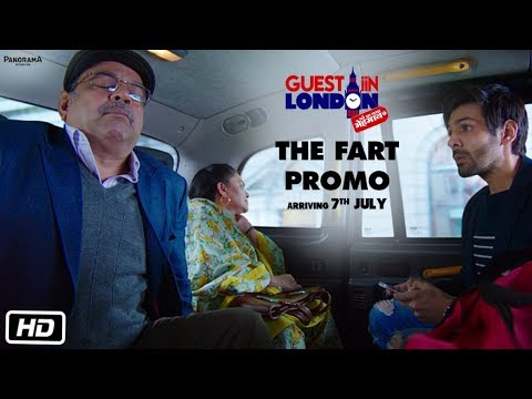 Guest iin London | The Fart Promo | Paresh Rawal, Kartik Aaryan, Kriti Kharbanda, Tanvi Azmi