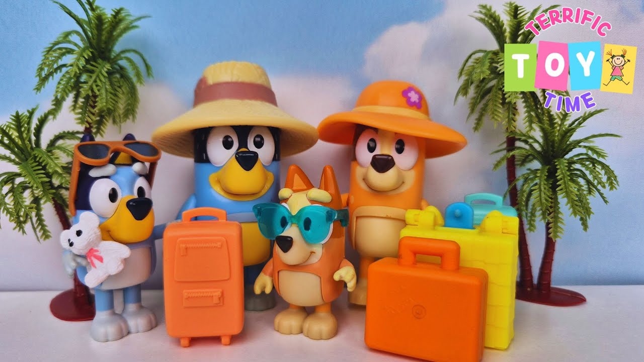 Bluey Summer Vacation Compilation - Beach, Pool and Ocean Adventures - bluey toys