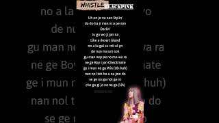 Download lagu BLACKPINK - Whistle Lisa rap easy lyrics #shorts mp3 Download lagu BLACKPINK - Whistle Lisa rap easy lyrics #shorts mp3