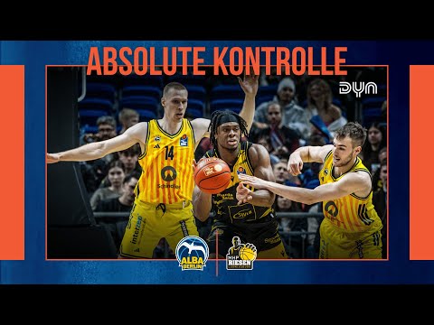 Highlights: ALBA Berlin - MHP RIESEN Ludwigsburg (Saison 2025/26) easyCredit BBL | Dyn
