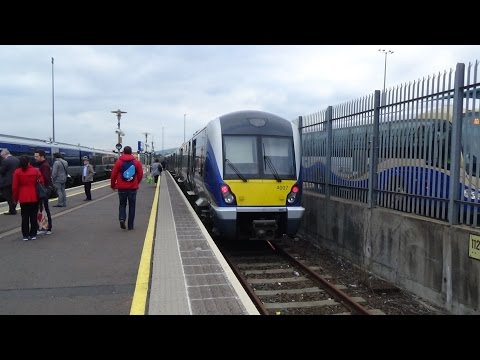 Ride on NIR 4000 Class DMU 4007 from Lisburn to GVS 9/9/15