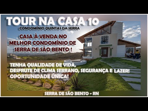 TOUR NA CASA 10 OPORTUNIDADE EM SERRA DE SÃO BENTO RN