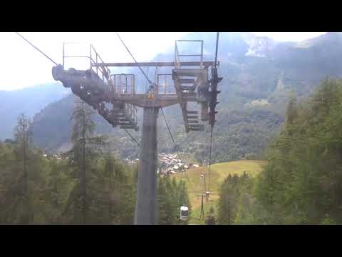 26/7/2018 Discesa integrale cabinovia Leitner "Salette" a Valtournenche
